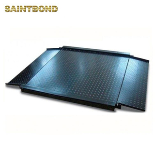 Custom Digital Medium Ground Electronic Industry Scales for Scaleplatform Weight Weighing Cap 3000kg Floor Scale With Ramp