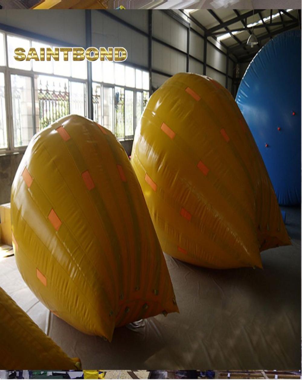 High Performance PVC Coated Fabric Testing Totally Enclosed Deck Weight Bags Marine Lifting Test Proof Load Water Wright Bag