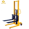 PSCTY02 Adjustable Fork Width Forklift Manual Hand Pallet Stacker Hydraulic Machine