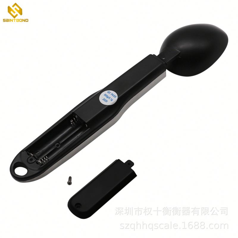 SP-003 Household three spoonful blue cute adjustable weighing electronic digital kitchen food measuring scale spoon