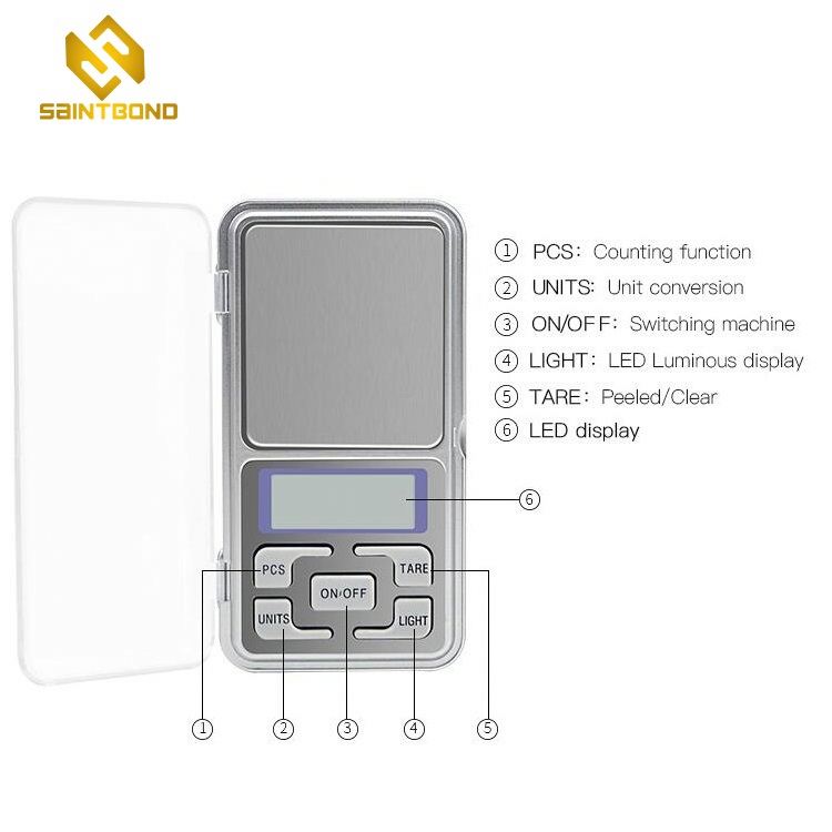 HC-1000B 500g 0.1g Electronic Jewellery Gold Weighing Scale 200g 0.01g Digital Jewelry Scale