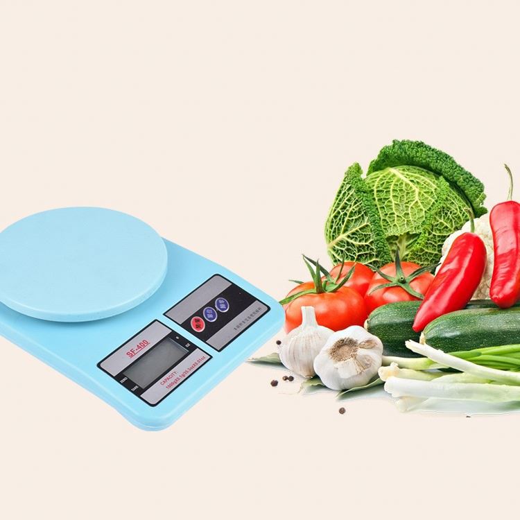 SF-400 Digital 10kg Food Kitchen Weight Scale, Household Use Electronic Portable Platform Scale