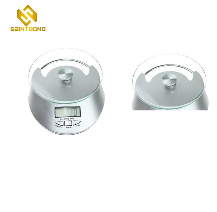 PKS011 New Health Food And Vegetables Weighing Kitchen Scales Tempered Glass And Abs Part Household Scale