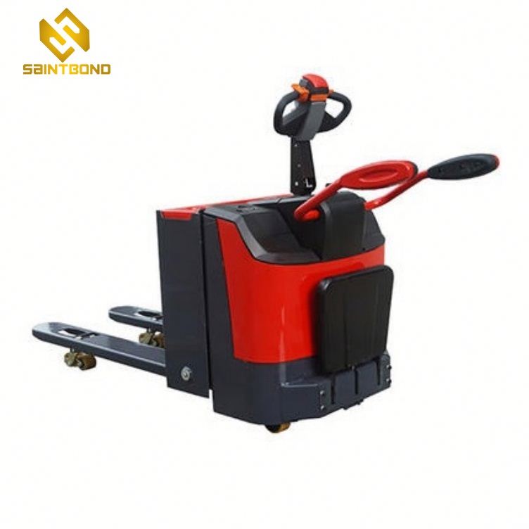 PSES12 3000KG Powerful Battery Operated Electric Pallet Truck with Pedal CE Certificate 1 Year Warranty