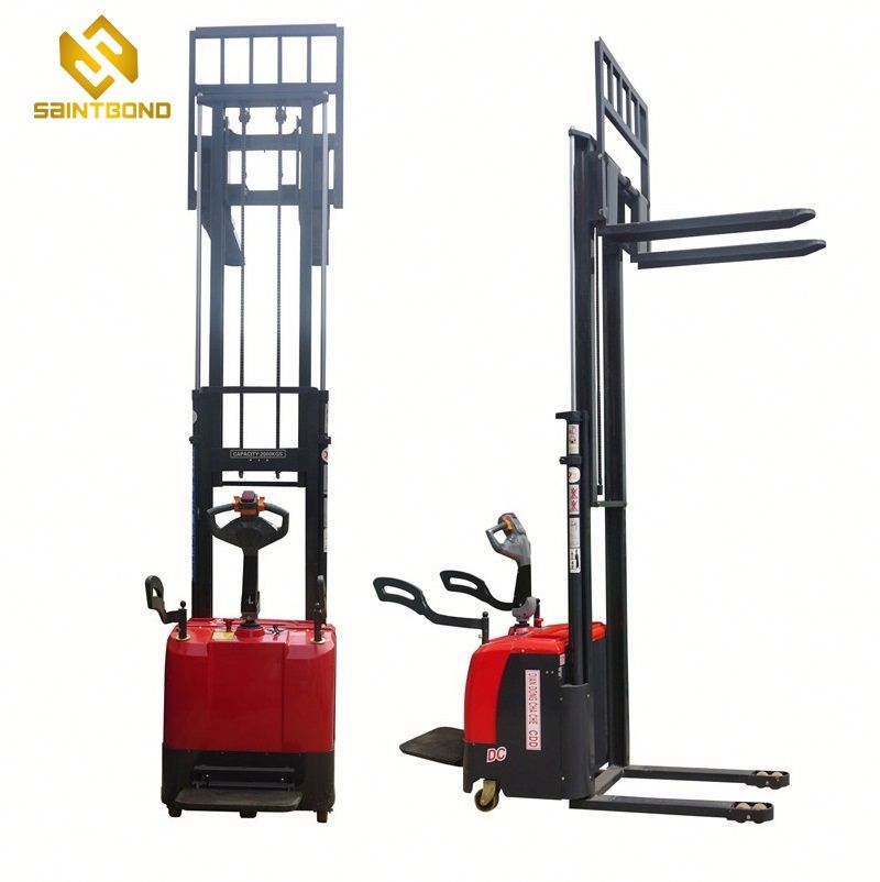 PSES11 Warehouse Forklift Straddle Electric Powered Pallet Stacker