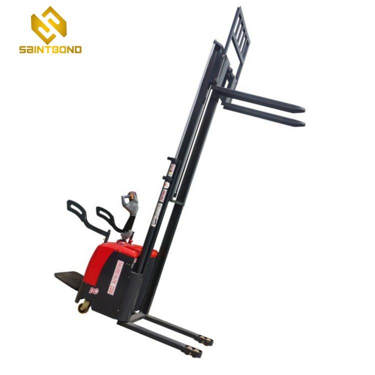 PSES11 Hot Sale 1.5 Ton 3m Lifting Forklift 1500kg 3000mm 3000Bls Full Electric Stacker Battery Walkie Forklift Pallet Truck