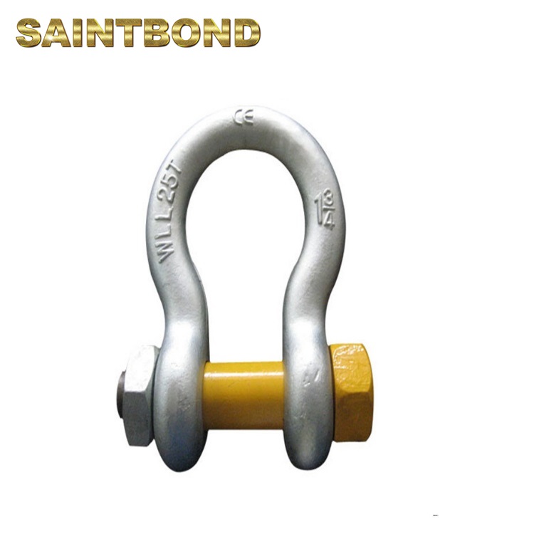 Anchor Shackles 3mm G2130 Safety Bolt Bc D Ring Shackle