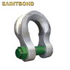 Bow Shackle with Safety Pin Forged Alloy Steel Wide Anchor Swivel Shackle for Sling Wire Rope