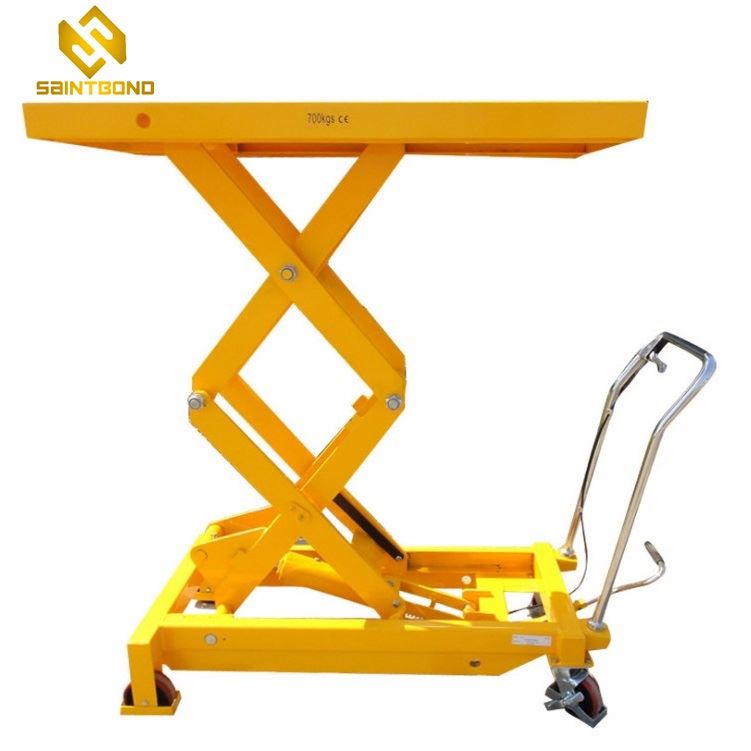 HSL01 1000kg Stable Hand Hydraulic Double Scissor Lift Trolley Table