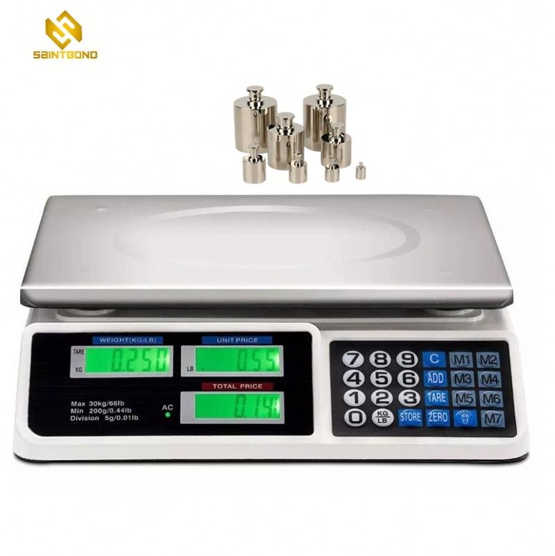 ACS809 Home And Shop 30kg New Digital Electronic Price Computing Weighing Fruits Scale