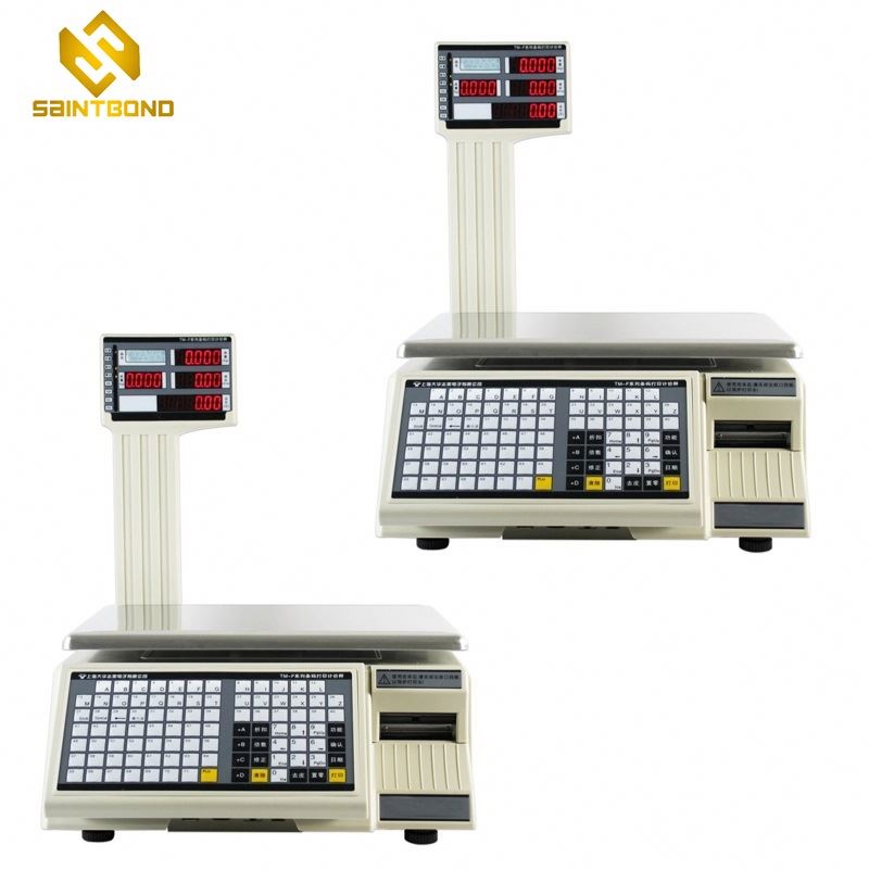M-F Oiml 30kg Digital Label Printing Scales Barcode Scales For Supermarket