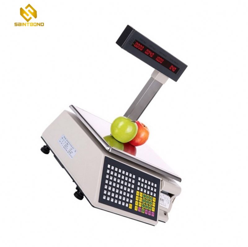 TM-AB 6/15/30kg Pos Systems Digital Cash Register Scale Barcode Label Printing Scale