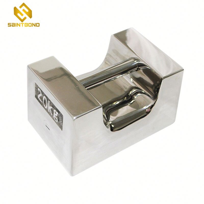 TWS04 OIML F1 F2 M1 20kg Stainless Steel Rectangular Weight 20kg Test Weight