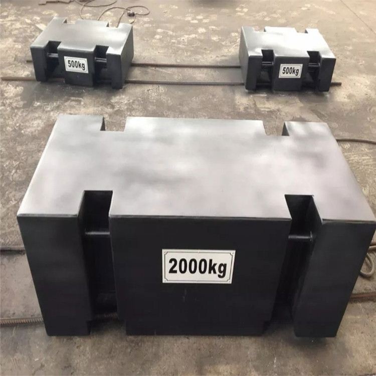 TWC02 Black Painted Surface 250kg Crane Test Weight for Scale