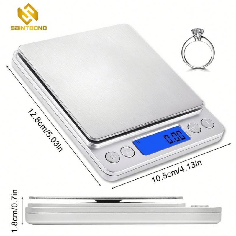 PJS-001 500g X 0.01g Superior Mini Digital Platform Counting Scale Jewelry Weighing Scale