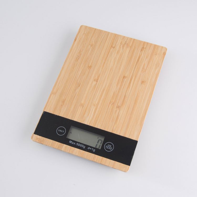 PKS005 Best Portable Digital Electronic Bamboo Kitchen Scale