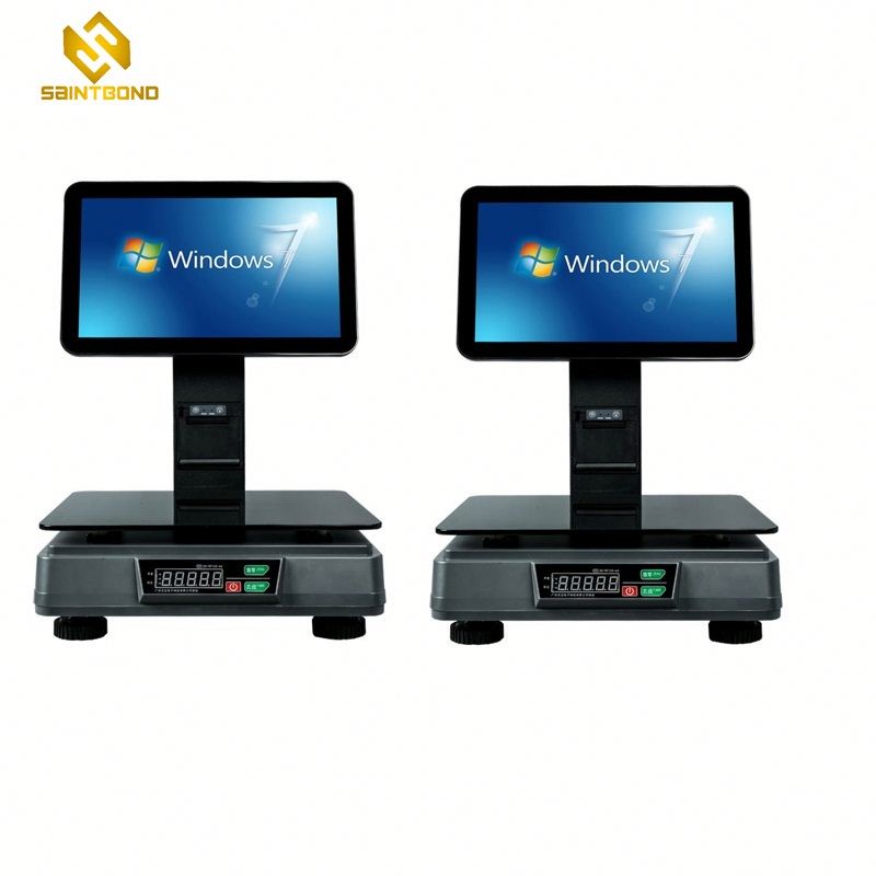 PCC02 15" W7 Pos Machine Dual Screen All in One Pos Electronic Touch Screen for Restaurant