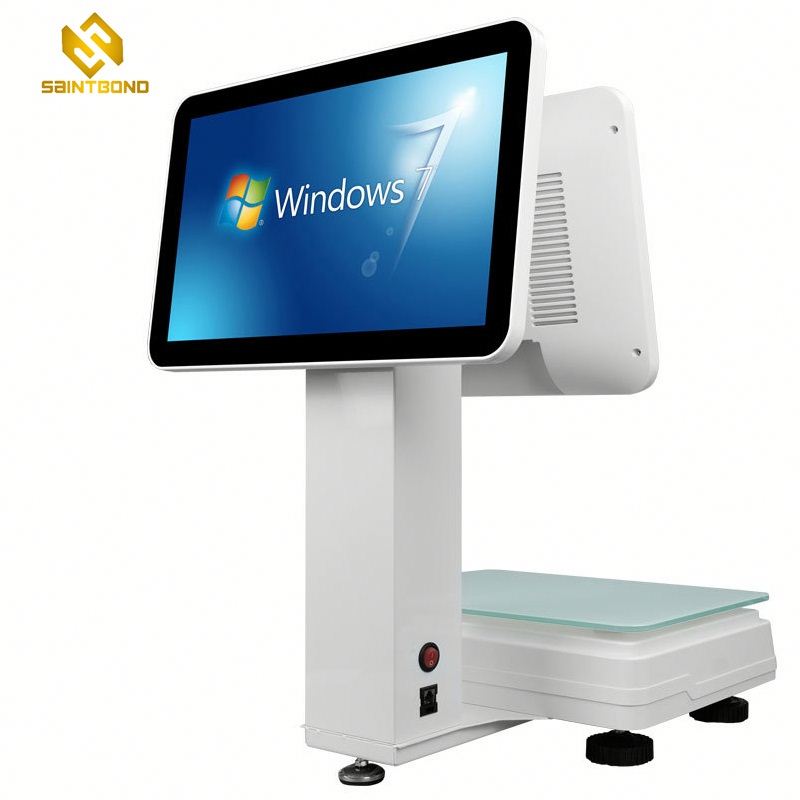 PCC02 Pos Machine Dual Screen Touchable Win7 15 Inch POS with Free SDK