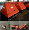 Self Inflating Emergency Throw-overboard Inflatable 65 Persons SOLAS CSM Raft Liferaft Valise 8 Man Life Rafts