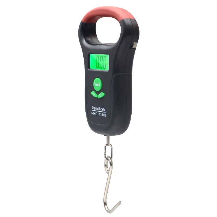 Airport Baggage Weighing Luggage with A Handheld Digital Travel Luggage Scale