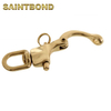 Quick Release Brass Snap Shackle Ronstan Mini Snap Shackle with Swivel Eye