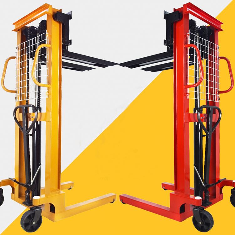 PSCTY02 Forklift Manual Hand Pallet Stacker Hydraulic Forklift Small Forklift Trucks