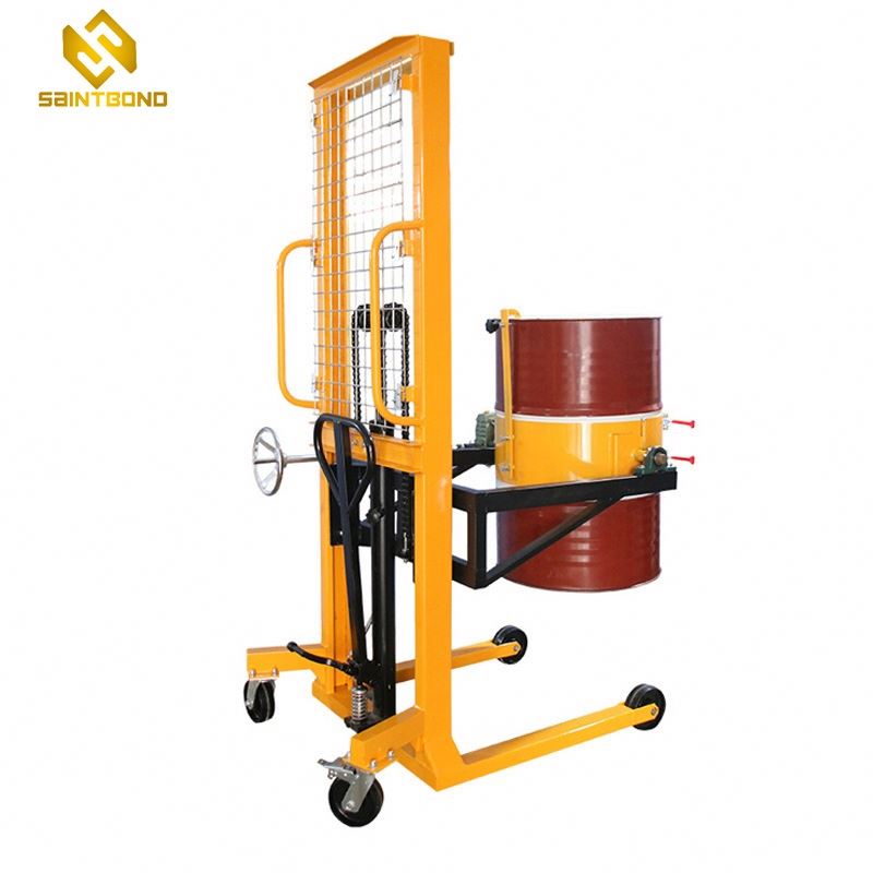 PSDT04 Electric Drum Stacker With 360 Degree Powered Rotating Drum Clamp