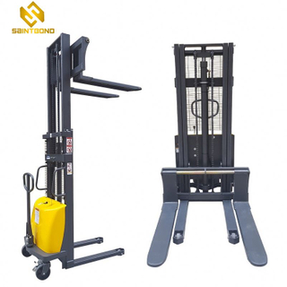 PSES01 Light Duty Manual Stacker Electric Forklift Pallet Hydraulic Hand Stacker 400kg