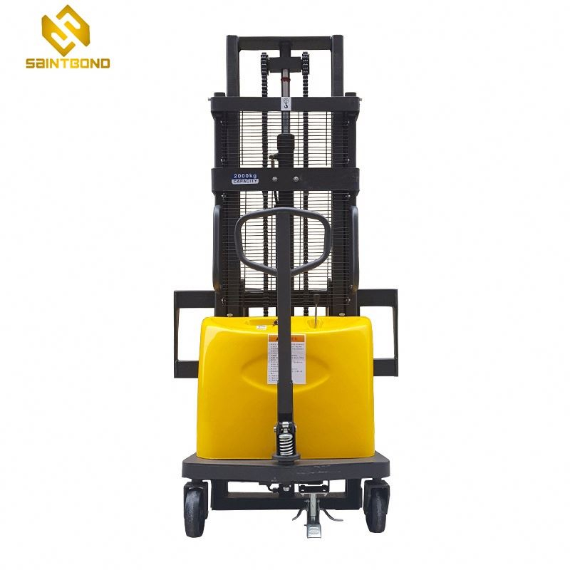 PSES01 Straddle Leg Wide Leg Semi-Electric Stacker Semi Hand Manual Battery Stacker