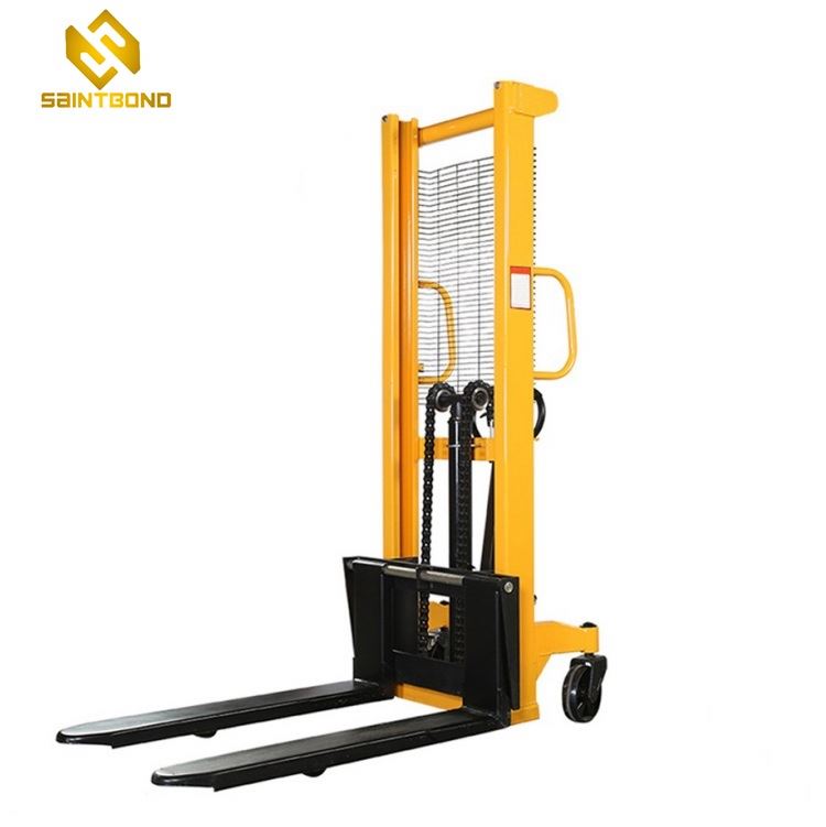 PSCTY01 Ce Economy Platform Hydraulic Adjustable Stacker Manual Stacker for Big Sale