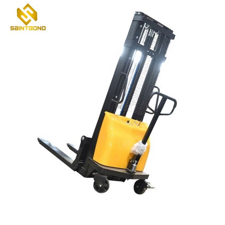 PSES01 2 Ton Portable Forklift 2000kgs Electric Stacker with High Lift And Hign Duty