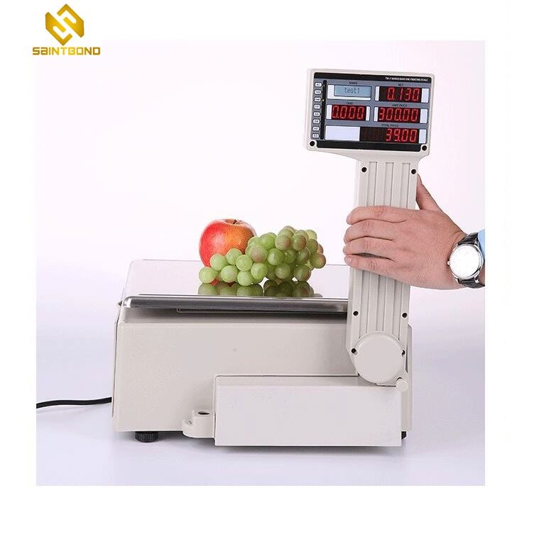 M-F Oiml Digital Label Printing Scale Cash Register Scale Barcode Scale With Lcd Display