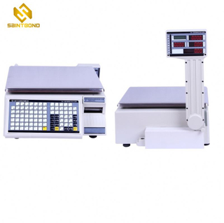 M-F 3kg By 5g Oiml Electronic Barcode Label Printing Scale Cash Register For Supermarket
