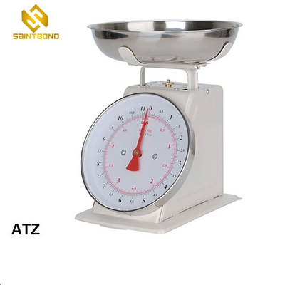 5kg 10kg Print Silver Spring Mechanical Kitchen Scale