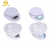B05 Abs Plastic Kitchen Weighing Balance Scale, 5kg Digital Kitchen Scale With Removable Bowl