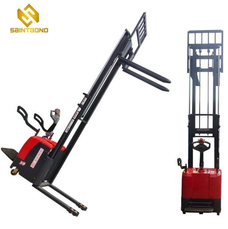 PSES11 Warehouse Forklift Straddle Electric Powered Pallet Stacker