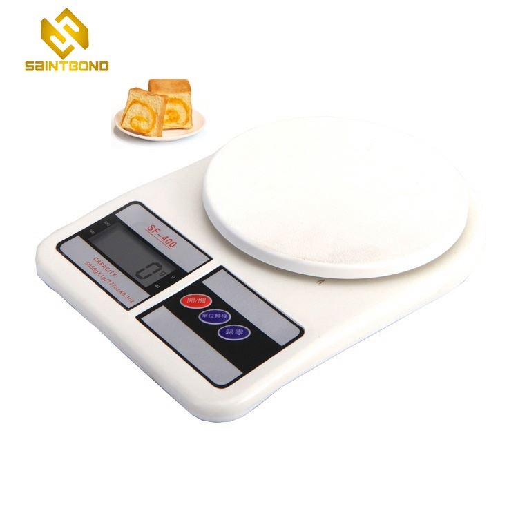 SF-400 10kg/1g Lcd Electronic Digital Kitchen Food Weight Scale Home Tool White