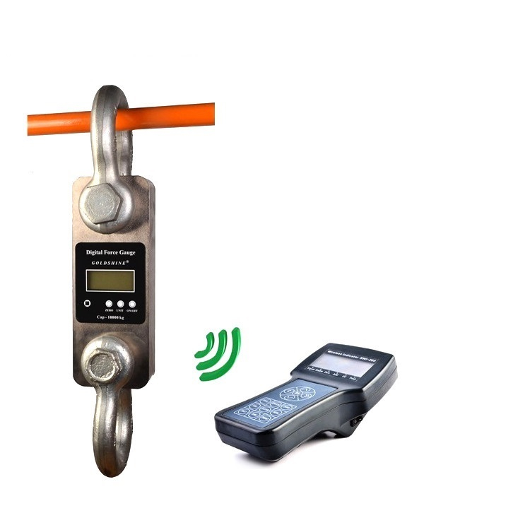 Wireless Dyna-Link Load Cells 500T Waterproof Remote Displayer Wireless Digital Dynamometer