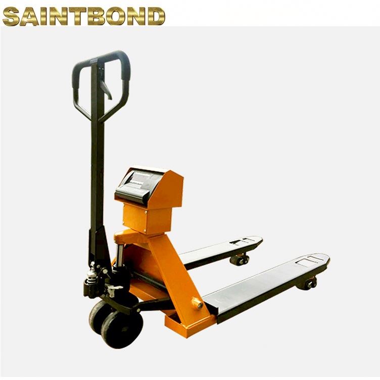 1ton 2t Weighing Scales with Printer Jack Weight Capacity Paper Roll Pallet Truck