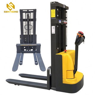 PSES01 1000kg 1500kg Walking Forklift Battery Fully Electric Pallet Stacker