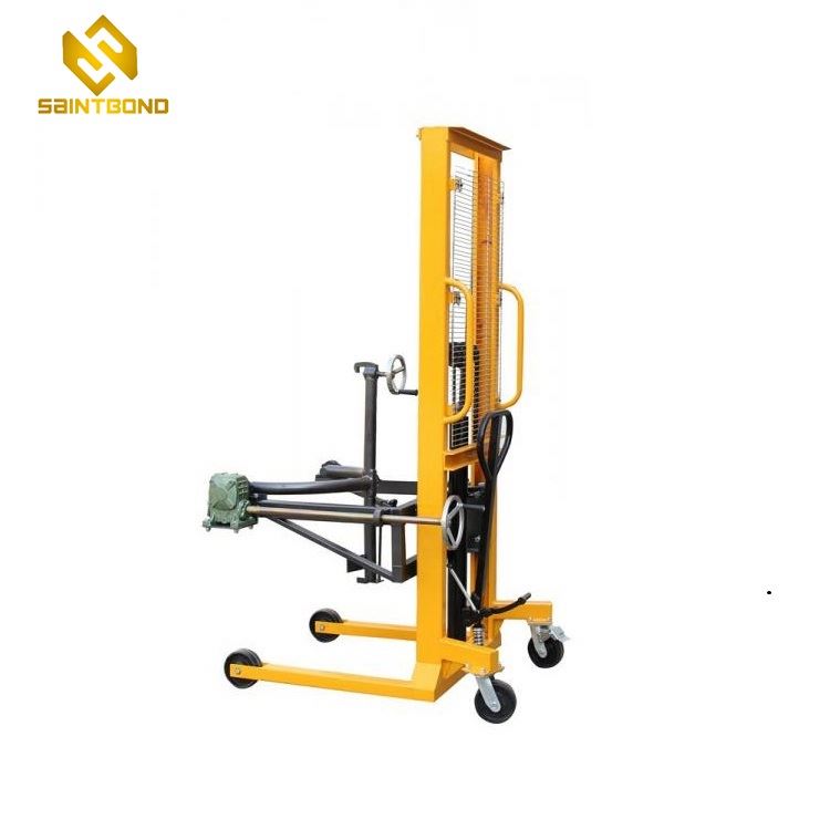 PSDT04 Electric Drum Stacker With 360 Degree Powered Rotating Drum Clamp