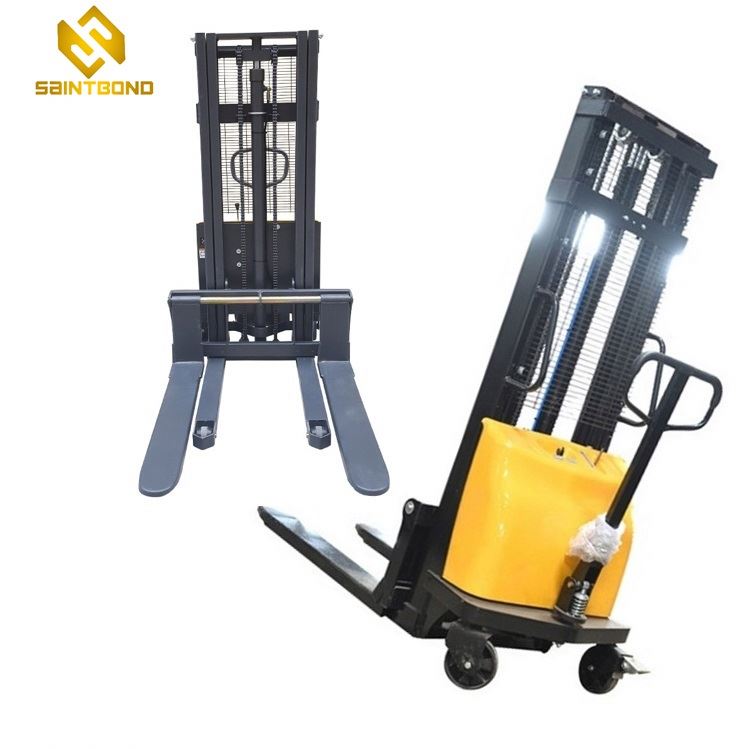 PSES01 Used Semi Electric Pallet Stacker For Export In Good Quality