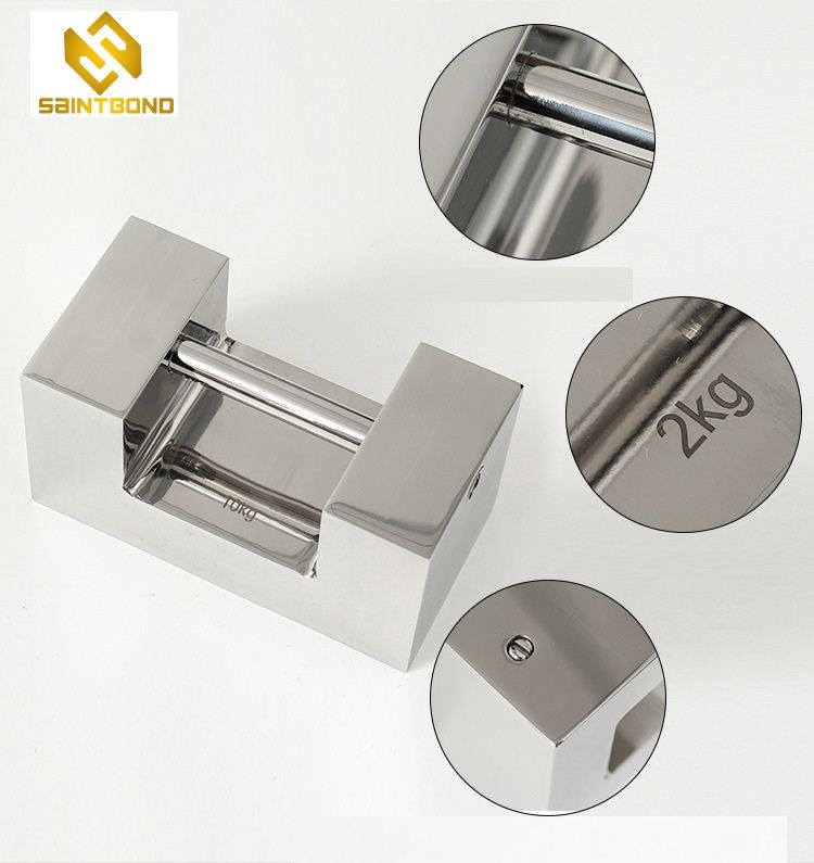 TWS04 OIML 5kg 10kg 20kg Stainless Steel Calibration Weights Rectangular Weights Handle Weights