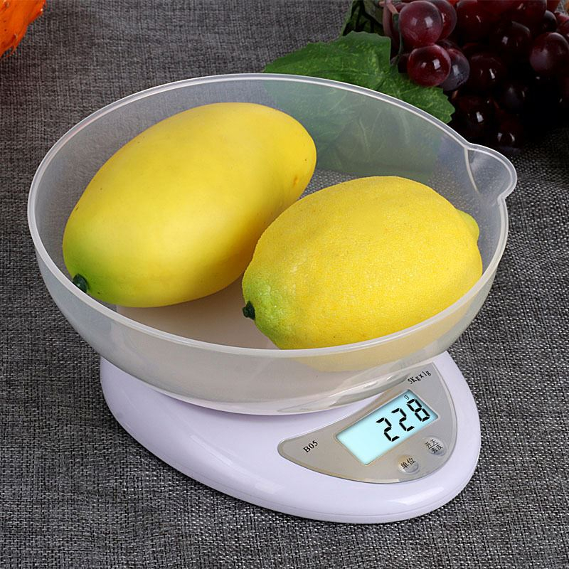 B05 Customized Wholesale Digital Kitchen Food Nutrition Weighing Scales 5kg
