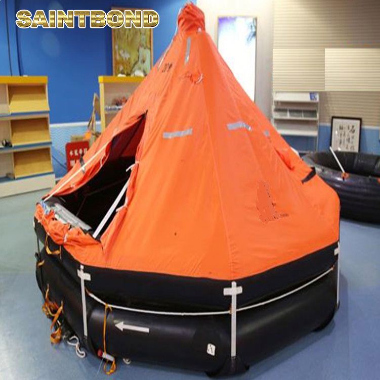Quality Guaranteed ODM Rafts Reversible Liferafts Marine Series Life Raft Self Inflating 6 Person Valise 4 Man Liferaft Canister