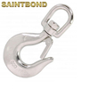 Crane G80 Alloy Steel with Safety Catch Hooks Lifting Swivel Hook