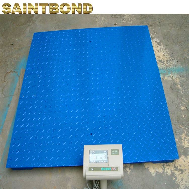Electronic Type Digital Price 5000lb Foldable Industrial 3000kg Cattle Weight Scale 3ton Double Desk Animal Weighing Floor Scale