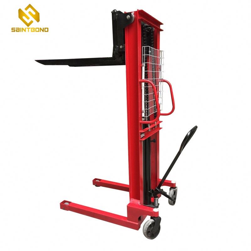 PSCTY02 Small Hand Forklift Hand Stacker 3m Hand Hydraulic Pallet Forklift Truck