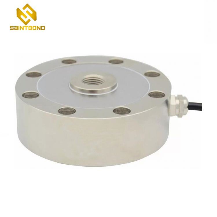 LC528 Pancake Type Load Cell 10ton Disk Washer Type Pressure Weight Sensor Load Cells 1 Ton- 100 Ton