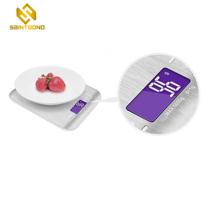 PKS001 Household Multifunction 5KG 11 Pound Stainless Steel Food Kitchen Digital Food Scale